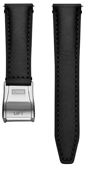 Oris Big Crown Textilband schwarz inkl. Schliesse 20mm 07 6 20 08LC