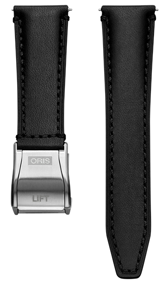 Oris Big Crown Lederband schwarz inkl. Titan Schliesse...