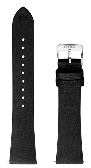 Oris Lederband schwarz inkl. Schliesse 19mm 07 5 19 11