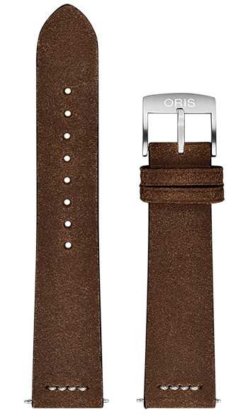 Oris Big Crown Lederband braun inkl. Schliesse 21mm 07 5 21 02