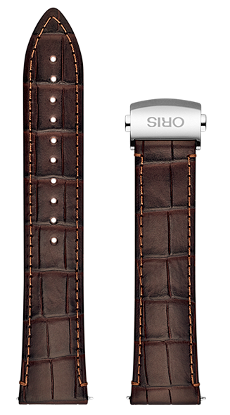 Oris Artelier Lederband braun inkl. Schliesse 21mm 07 5...