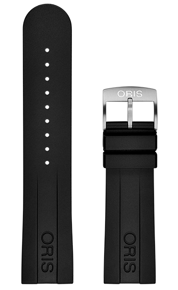 Oris BC3 Advanced Kautschukband schwarz inkl. Schliesse 22mm 07 4 22 05