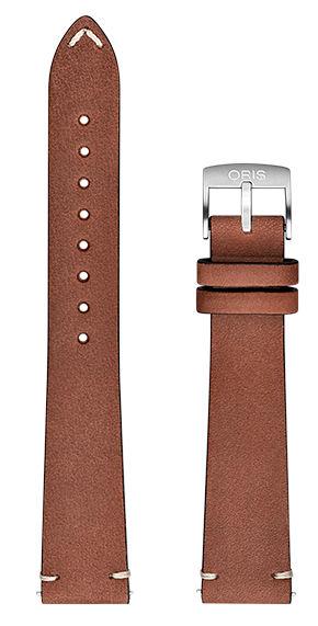Oris Lederband braun inkl. Schliesse 17mm 07 5 17 45