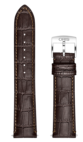 Oris Lederband braun inkl. Schliesse 20mm 07 5 20 12