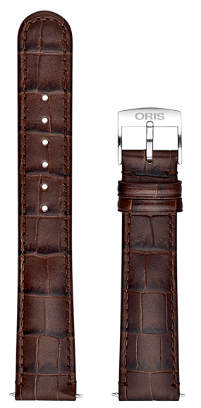 Oris Big Crown Lederband braun inkl. Schliesse18mm 07 5...