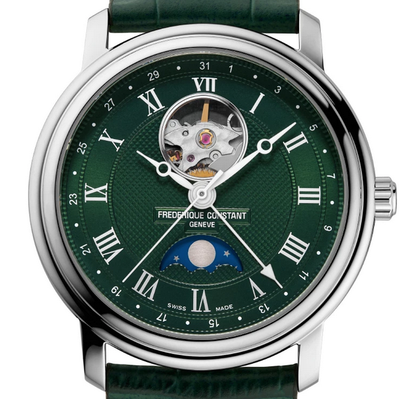 Frederique Constant Classics Heart Beat Moonphase FC-335MCGRW4P26