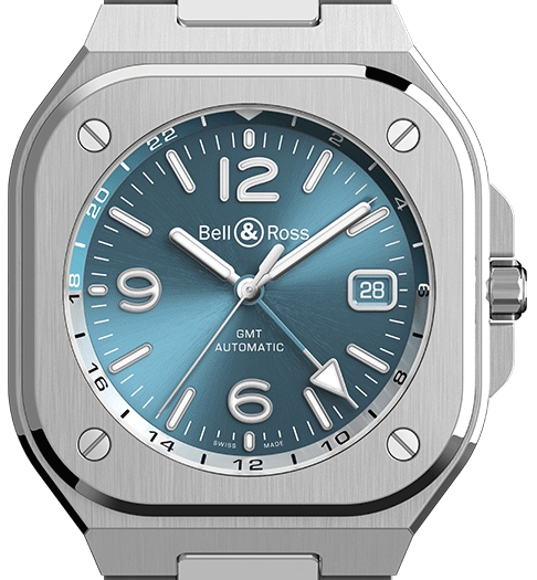 Bell & Ross BR 05 GMT Sky Blue 41mm BR05G-PB-ST/SST