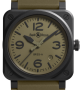 Bell & Ross New BR 03 Military Ceramic 41mm BR03A-MIL-CE/SRB