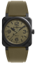 Bell & Ross New BR 03 Military Ceramic 41mm BR03A-MIL-CE/SRB