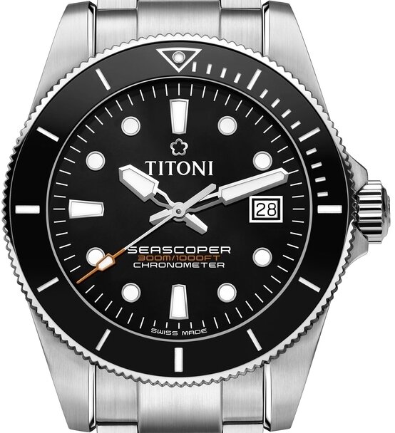 Titoni Seascoper Chronometer 42mm 83300 S-BK-702