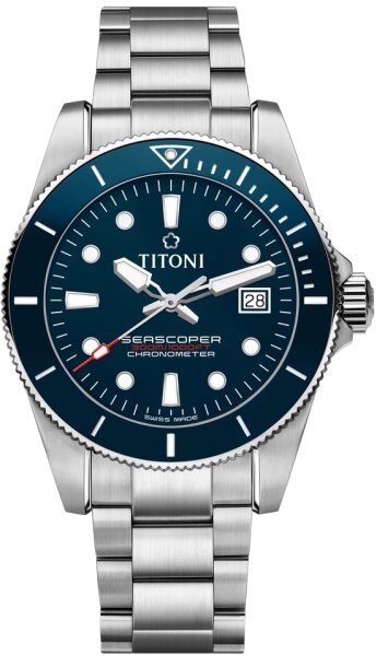 Titoni Seascoper Chronometer 42mm 83300-S-BE-705