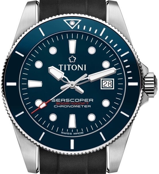 Titoni Seascoper Chronometer 42mm 83300 S-BE-R-705