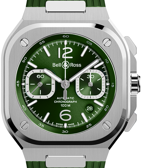 Bell & Ross BR 05 Chrono Green Steel 42mm...