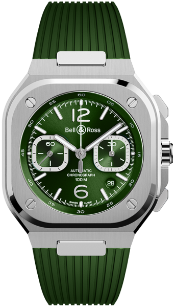 Bell & Ross BR 05 Chrono Green Steel 42mm...