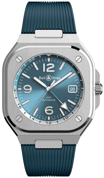 Bell & Ross GMT Sky Blue Automatik BR05G-PB-ST/SRB