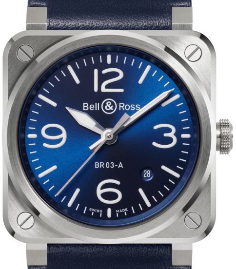 Bell & Ross NEW BR 03 Blue Steel 41mm BR03A-BLU-ST/SCA