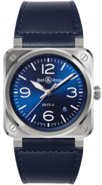 Bell & Ross NEW BR 03 Blue Steel 41mm BR03A-BLU-ST/SCA
