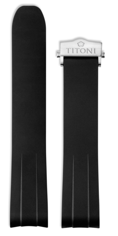 Titoni Seascoper Kautschukband 20mm inkl. Faltschliesse 81.83600 S