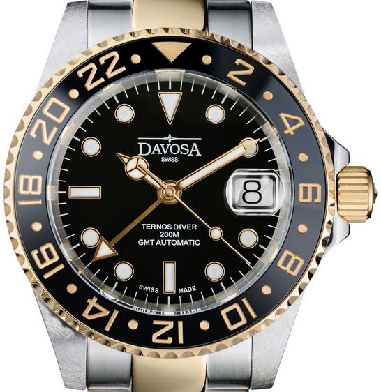 Davosa Ternos Ceramic TriaLink GMT Automatik 40mm 161.591.50