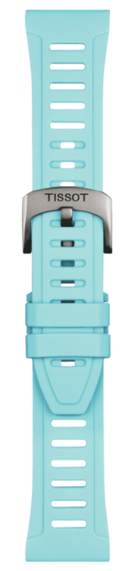 Tissot Silikonband XS hellblau 21mm T852049329