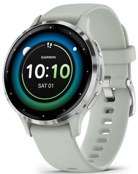 Garmin VENU® 3S Salbeigrau/Silber 41mm 010-02785-01