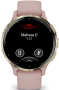 Garmin VENU® 3S Dust Rose/Softgold 41mm 010-02785-03