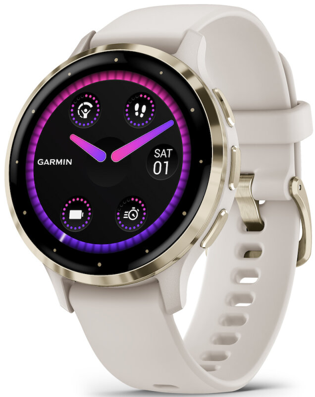 Garmin VENU® 3S Elfenbein/Softgold 41mm 010-02785-04