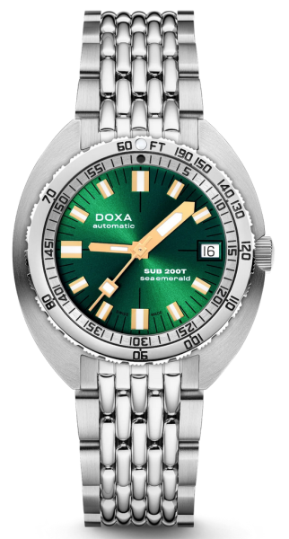 Doxa Sub 200T Sea Emerald Sunray Green 804.10.131S.10