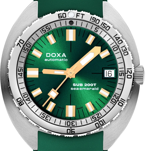 Doxa Sub 200T Sea Emerald Sunray Green 804.10.131S.26