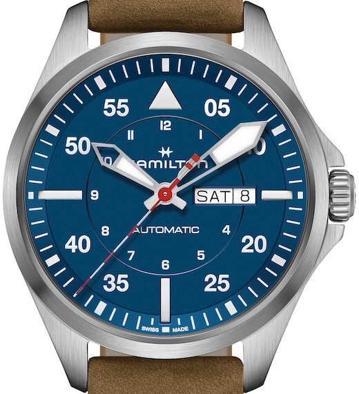 Hamilton Khaki Pilot Day Date AutomatikTitanium H64655941