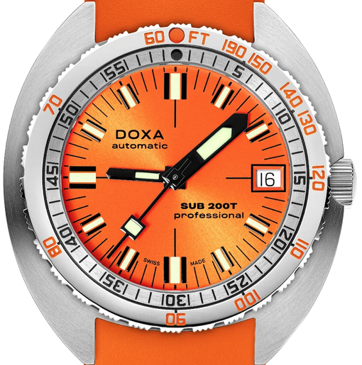 Doxa Sub 200T Professional Sunray Orange 804.10.351S.21