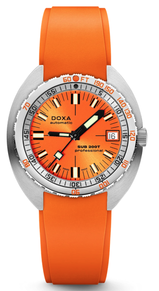 Doxa Sub 200T Professional Sunray Orange 804.10.351S.21