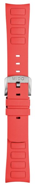 Mido Multifort TV Kautschukband rot TV M852.019.158