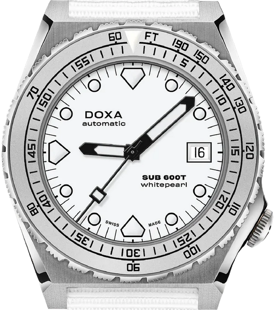 Doxa Sub 600T Whitepearl Automatik 862.10.011.23-N