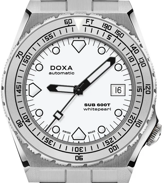 Doxa Sub 600T Whitepearl Automatik 862.10.011.10