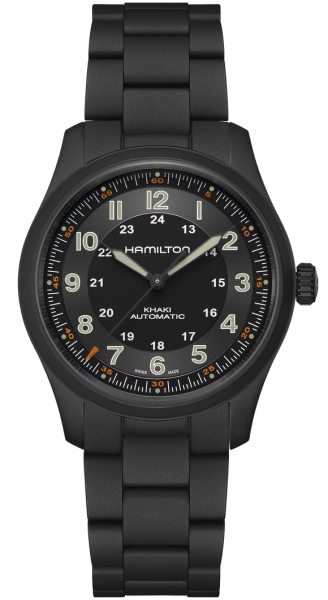 Hamilton Khaki Field Titanium Automatik 38mm Set inkl....