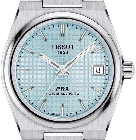 Tissot PRX Powermatic 80 Ice Blue 35mm T137.207.11.351.00...