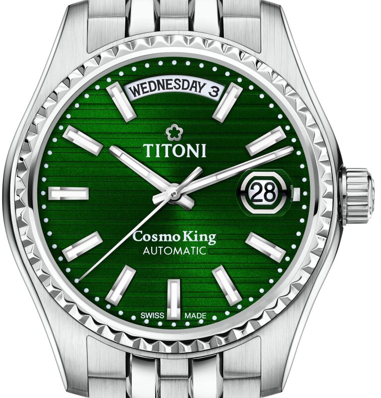 Titoni Cosmo King Day Date Automatik 797 S-697