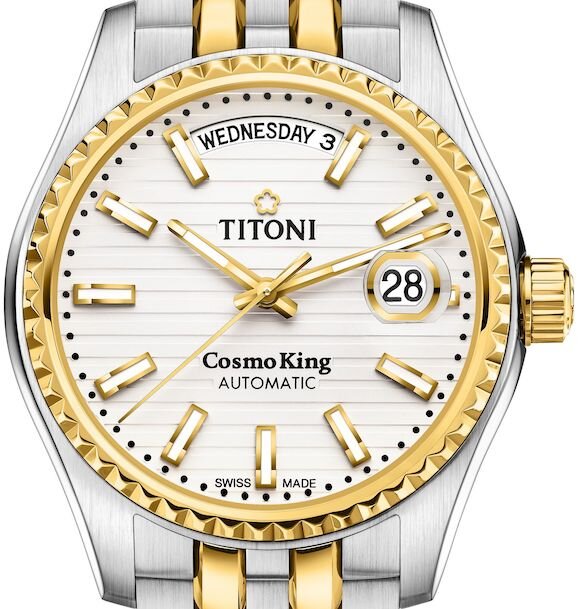 Titoni Cosmo King Day Date Automatik 797 SY-695