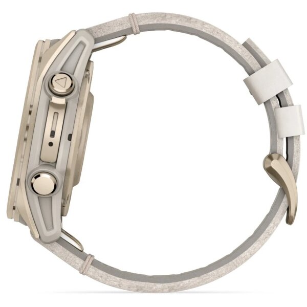 Garmin Fenix 8 AMOLED Sapphire Nebelgrau/Softgold 43mm...