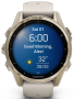 Garmin Fenix 8 AMOLED Sapphire Nebelgrau/Softgold 43mm 010-02903-11