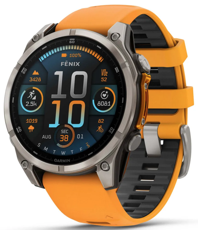 Garmin Fenix 8 AMOLED Sapphire Graphit/Titanium Titan 47mm 010-02904-11