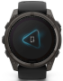 Garmin Fenix 8 Solar Sapphire Graphit/Carbongrau Titan DLC 51mm 010-02907-11