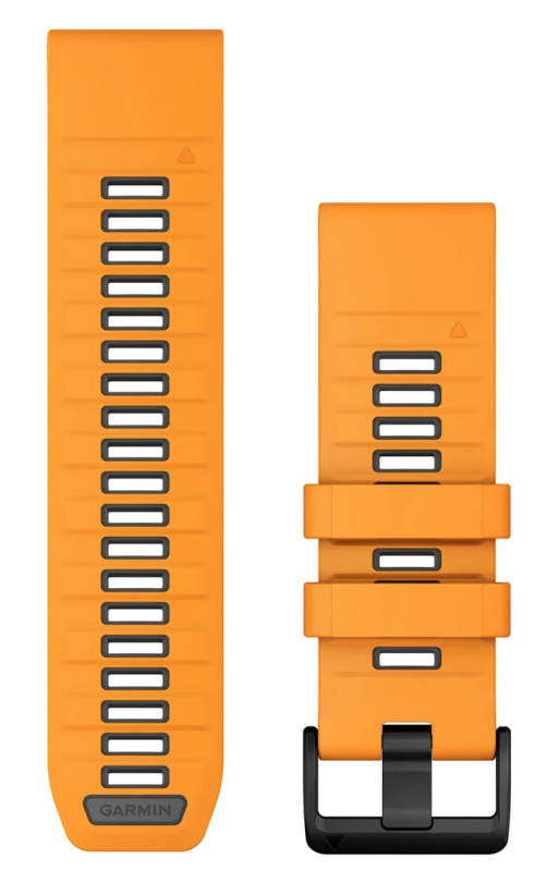 Garmin QuickFit® 26mm Spark Orange/Graphite Silikon 010-13393-01
