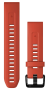 Garmin QuickFit® 20mm Flammenrot Silikon 010-13102-02