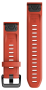 Garmin QuickFit® 20mm Flammenrot Silikon 010-13102-02