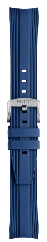 Mido Ocean Star 39 Kautschukband blau 20mm M852.019.311