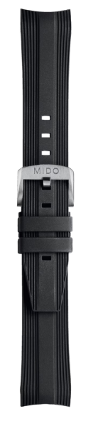 Mido Ocean Star 39 Kautschukband schwarz 20mm M852.019.317