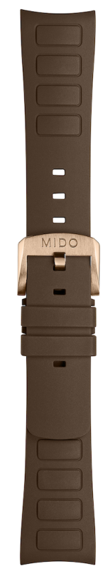 Mido Multifort TV Kautschukband braun M603019218