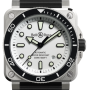 Bell & Ross BR-03 Diver White Steel BR03A-D-WH-ST/SRB
